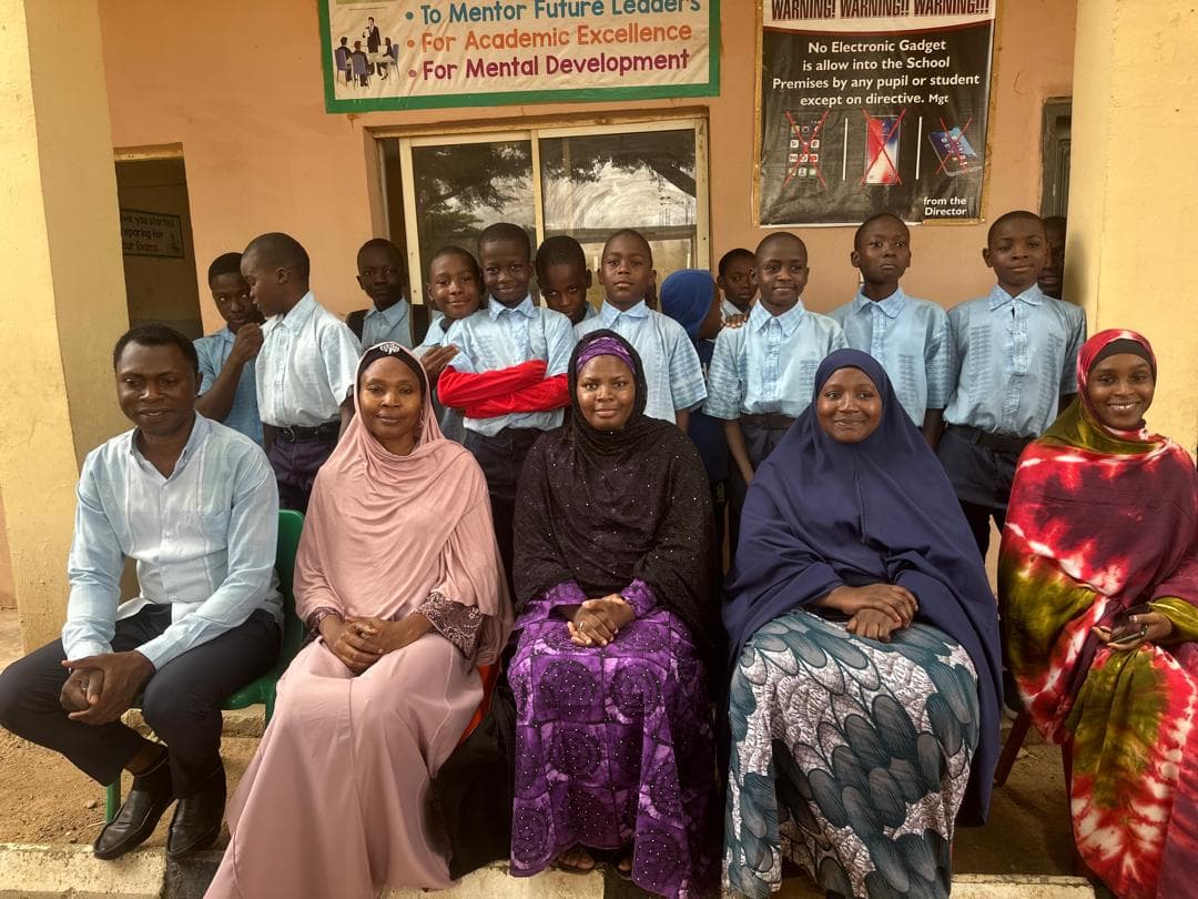 Plush Agri Solutions team with pupils and staff at a One Health education session in Danhonu 1